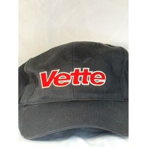 VETTE Embroidery Black baseball Cap adjustable